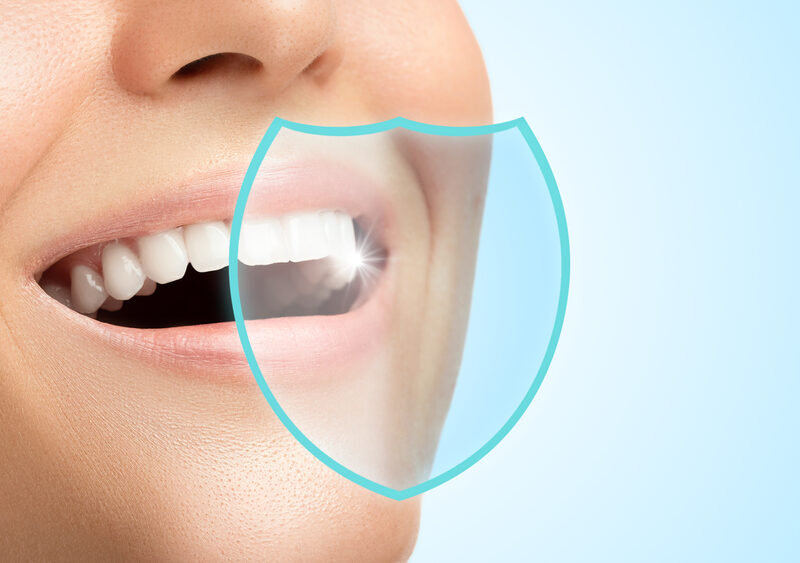 Beautiful,Female,Smile.,Teeth,Protected,By,Good,Hygiene,,Products,And